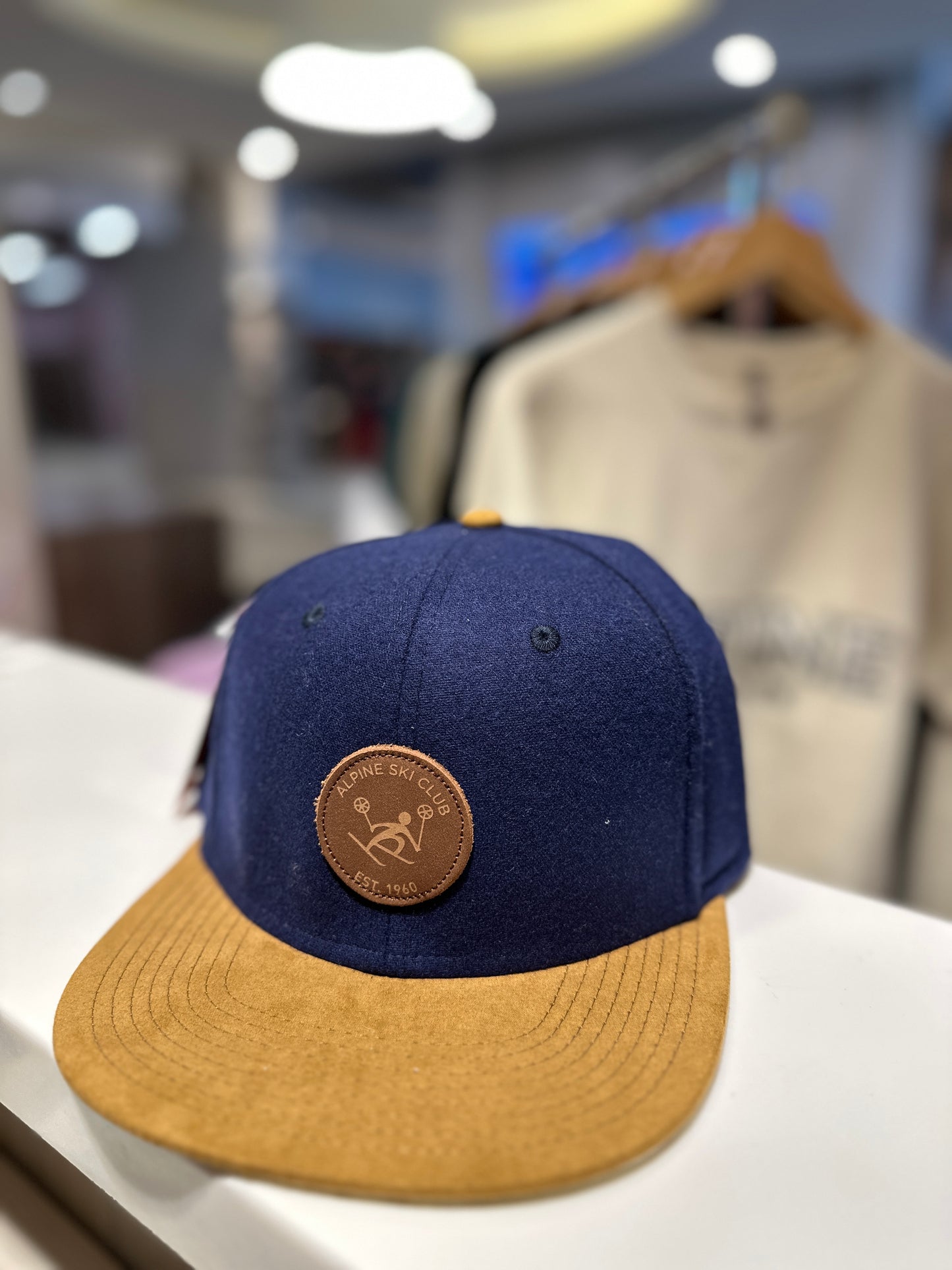 Ball Cap with Leather Patch